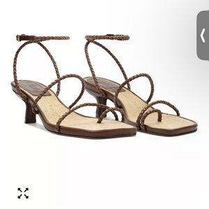Elegant Brown Strappy Sandals
